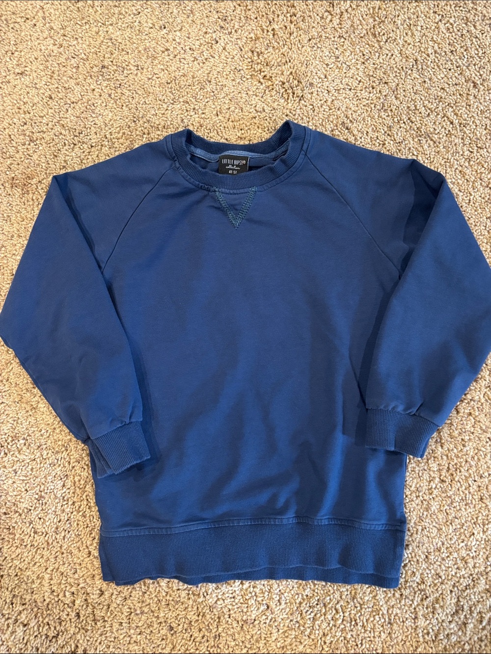Little Bipsy Navy Crewneck Sweatshirt for Kids